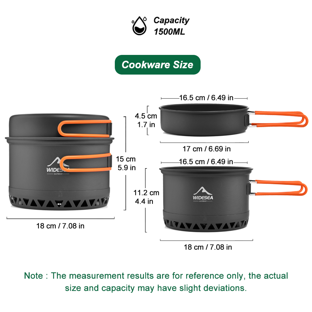 ชุดเครื่องครัวสำหรับแคมป์ปิ้ง  - Quality Camping Cooking Set บทวิจารณ์และราคา