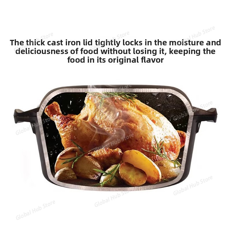 หม้อเหล็กหล่อ 2 in 1 พร้อมฝาปิ - Camp Dutch Oven Cast บทวิจารณ์และราคา