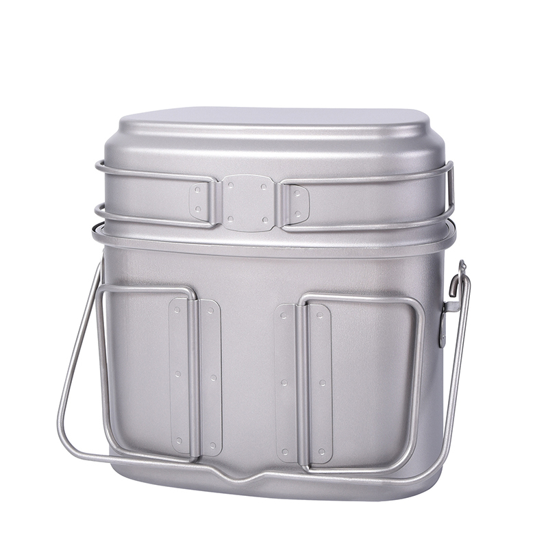 1.5L โรงอาหารทหารกลางแจ้งชุดรั - Camping Cooking Container บทวิจารณ์และราคา