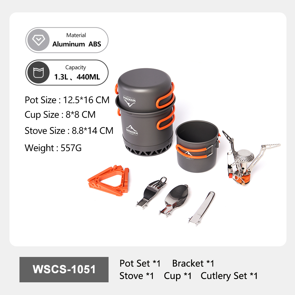 ชุดเครื่องครัวพกพาสำหรับตั้งแค - Quality Camping Cooking Set บทวิจารณ์และราคา