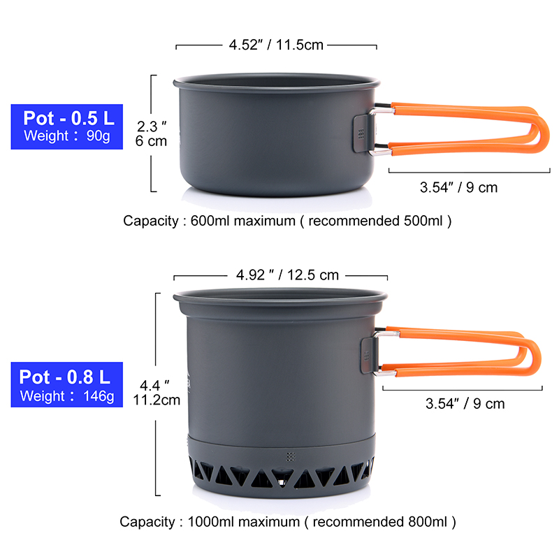 ชุดเครื่องครัวพกพาสำหรับตั้งแค - Quality Camping Cooking Set บทวิจารณ์และราคา