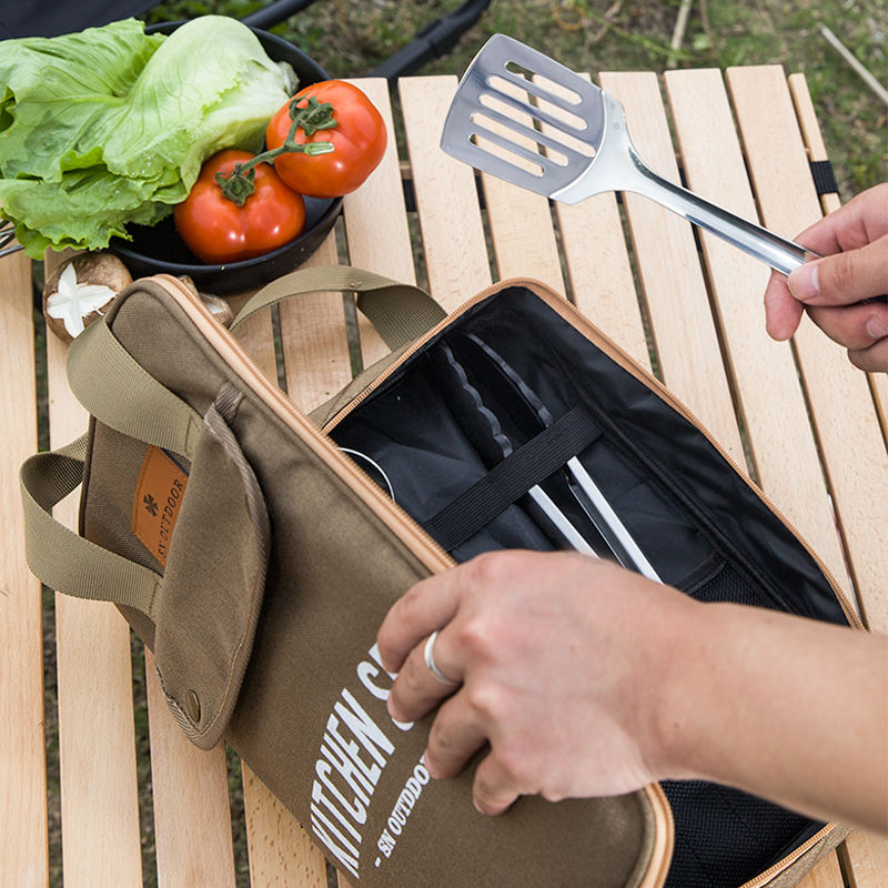 ชุดเครื่องครัวแคมป์ปิ้ง 8 ชิ้น - Quality Camping Cooking Set บทวิจารณ์และราคา
