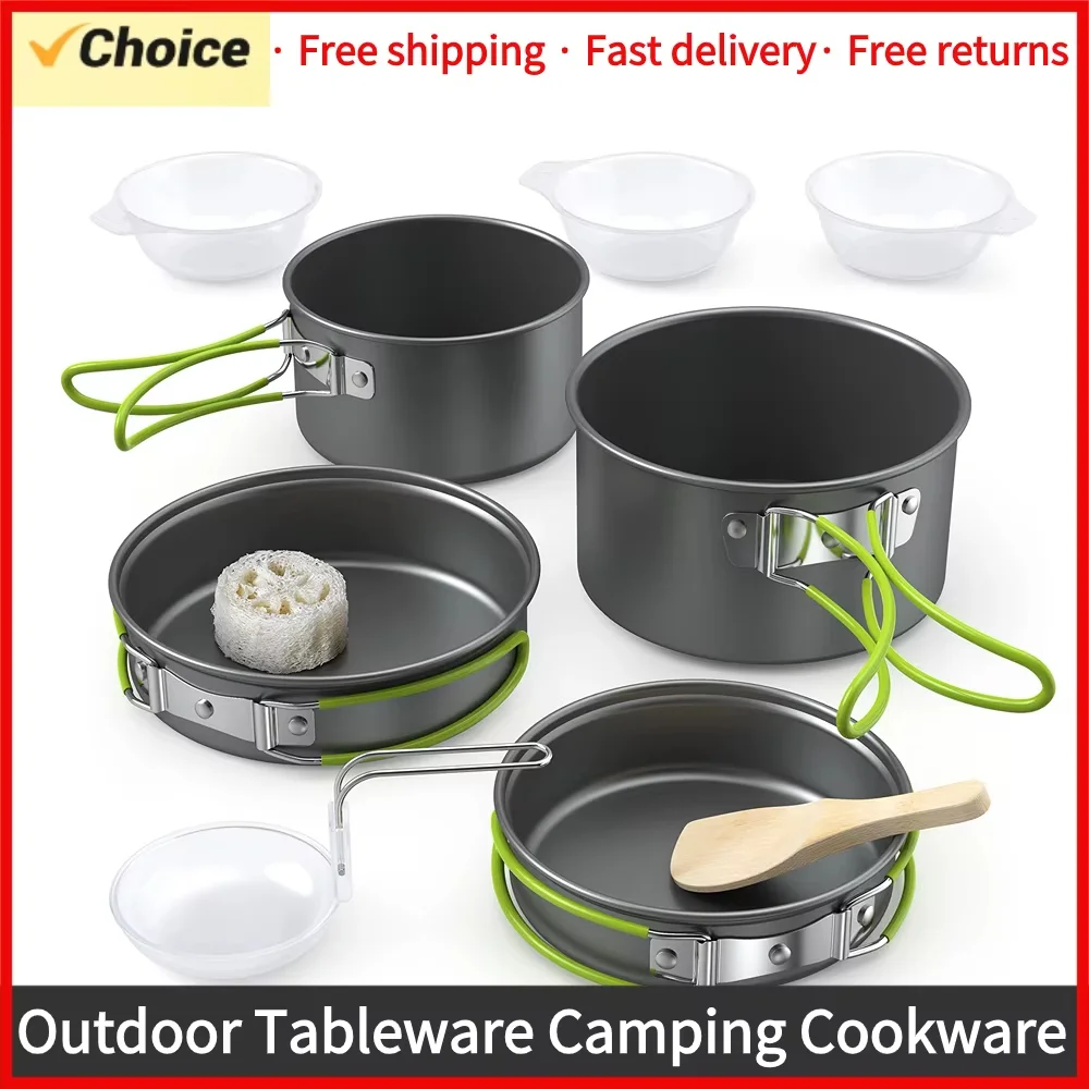ชุดอุปกรณ์ทำอาหารสำหรับตั้งแคม - Quality Camping Cooking Set บทวิจารณ์และราคา