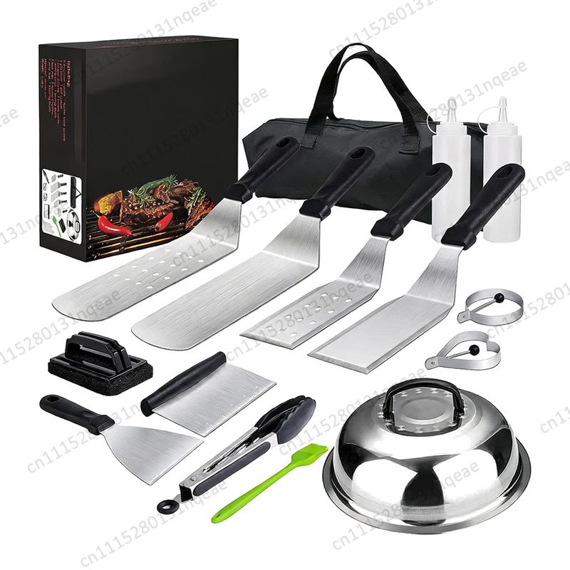 ชุดอุปกรณ์เสริมสำหรับถาดปิ้งย่ - Camping Cooking Flat Top บทวิจารณ์และราคา