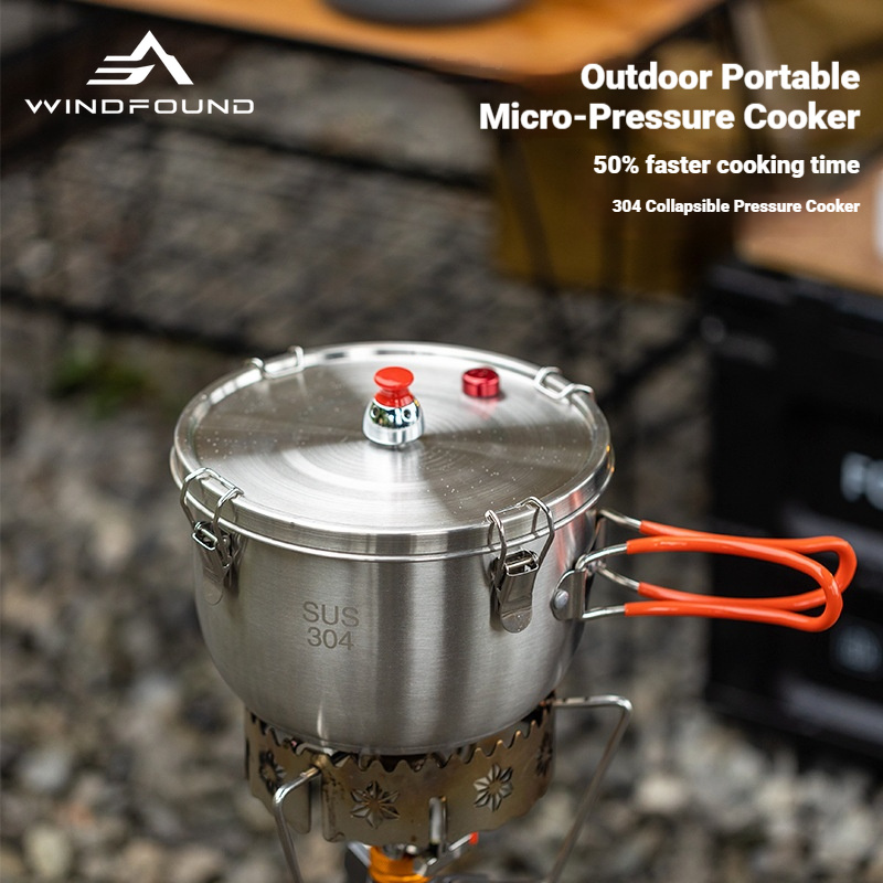 หม้อหุงต้มแรงดันสแตนเลสสำหรับใ - Camping Hiking Cooking บทวิจารณ์และราคา