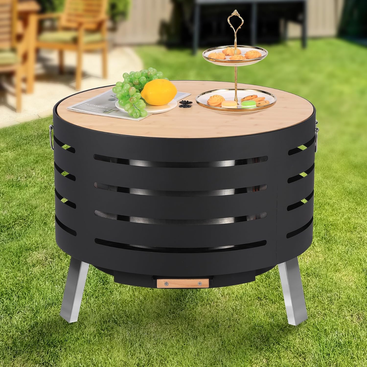 เตาผิงแบบตั้งโต๊ะ Garvee ขนาด  - Camping Cooking Table บทวิจารณ์และราคา