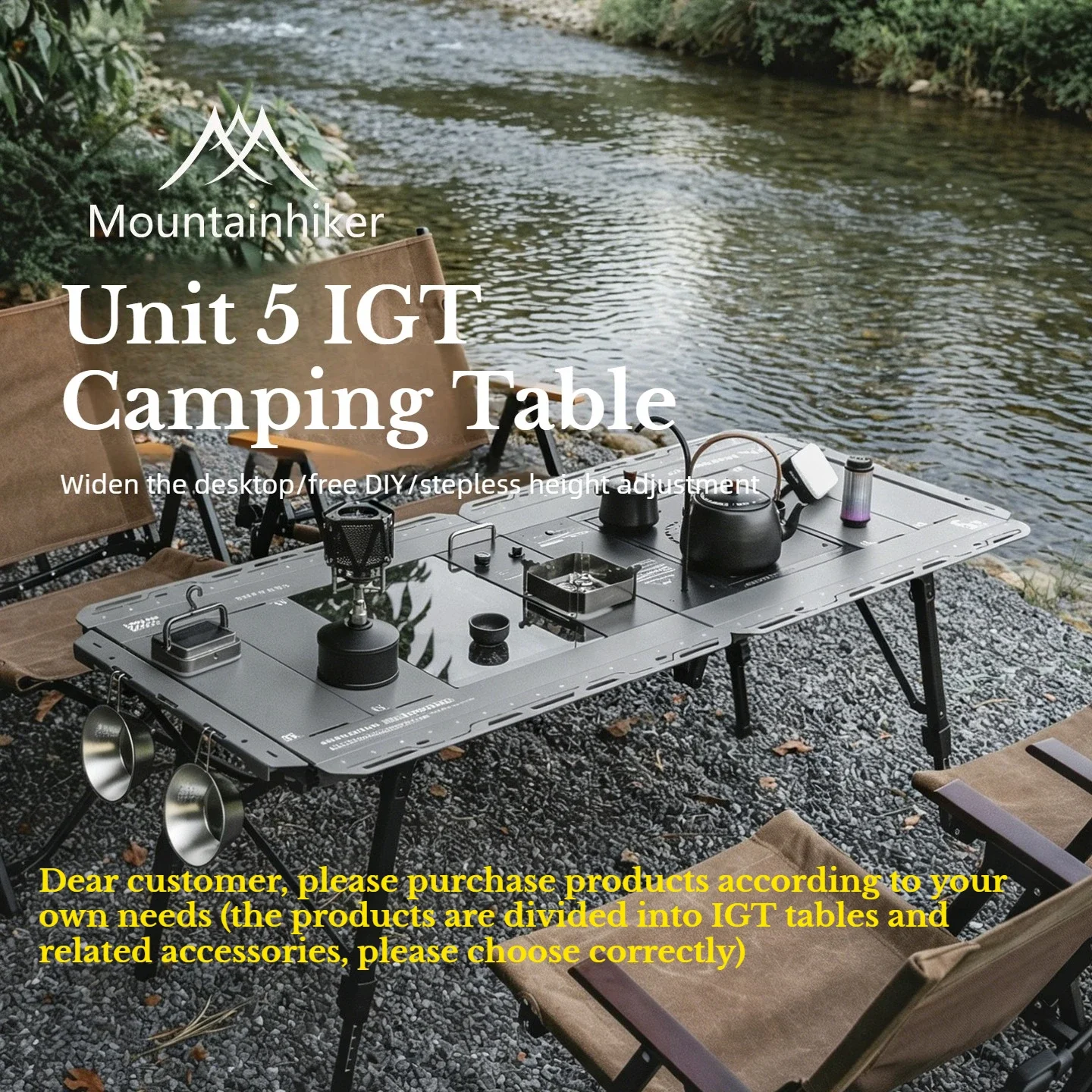 MOUNTAINHIKER โต๊ะ IGT รุ่นใหม - Camping Cooking Table บทวิจารณ์และราคา