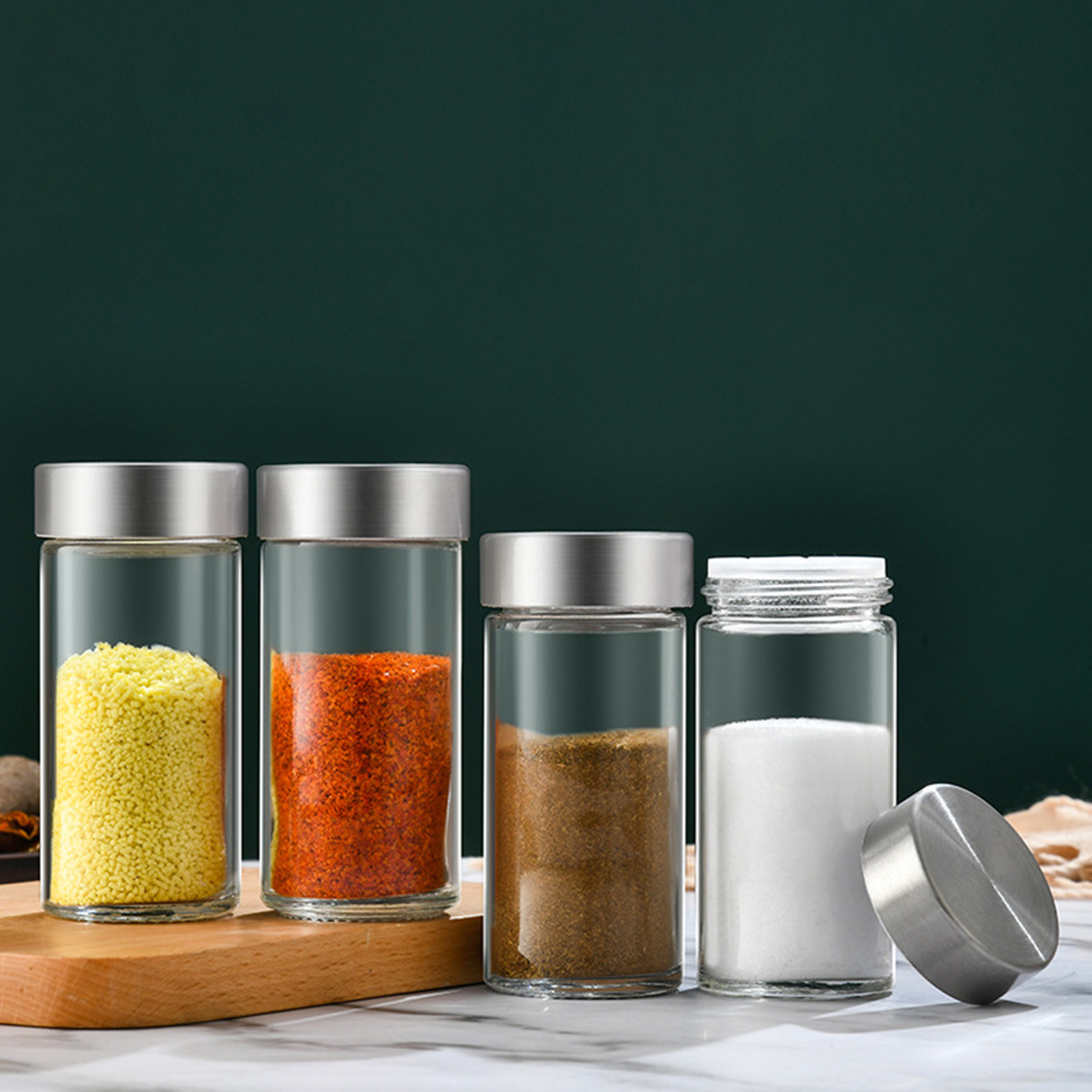 ขวดโหลสำหรับเครื่องเทศขวดเกลือ - Camping Cooking Container บทวิจารณ์และราคา